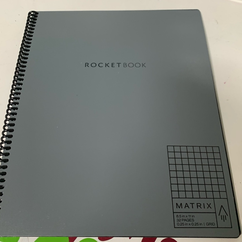 Rocketbook matrix reusable smart notebook